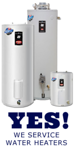 yes we service water heaters